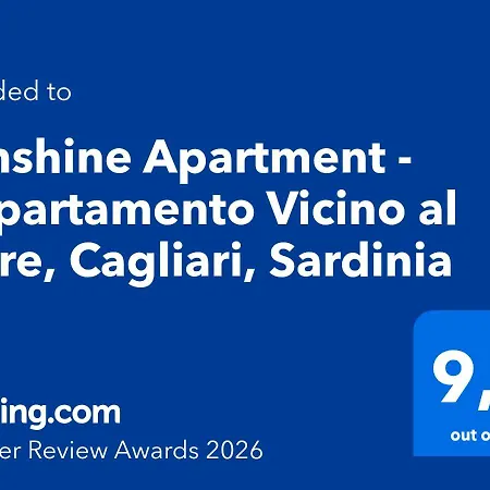 Sunshine - Vicino Al Mare, Cagliari, Sardinia Apartmán Cagliari